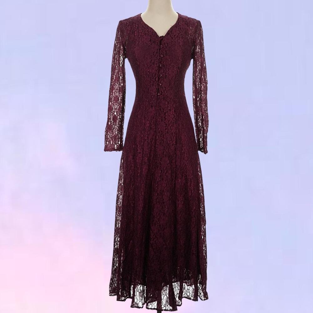 Vintage 90s y2k whimsygoth lace corset dress